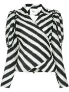 Aje Wrap Front Blouse - White