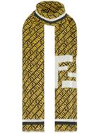 Fendi Macro Ff Stole - Yellow