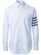 Thom Browne - Striped Sleeve Shirt - Men - Cotton - 3, White, Cotton