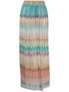Missoni Mare Zigzag Knit Skirt - Blue