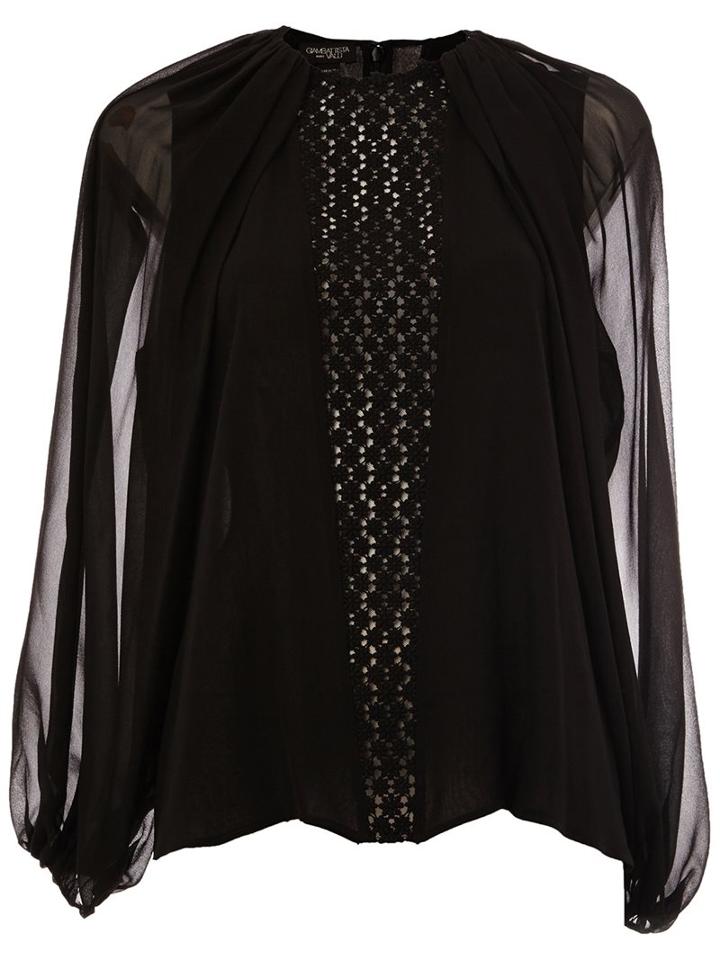 Giambattista Valli See-through Long Sleeves Blouse