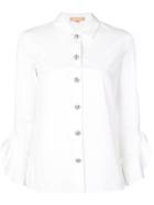 Michael Kors Collection Flared Sleeve Shirt - White