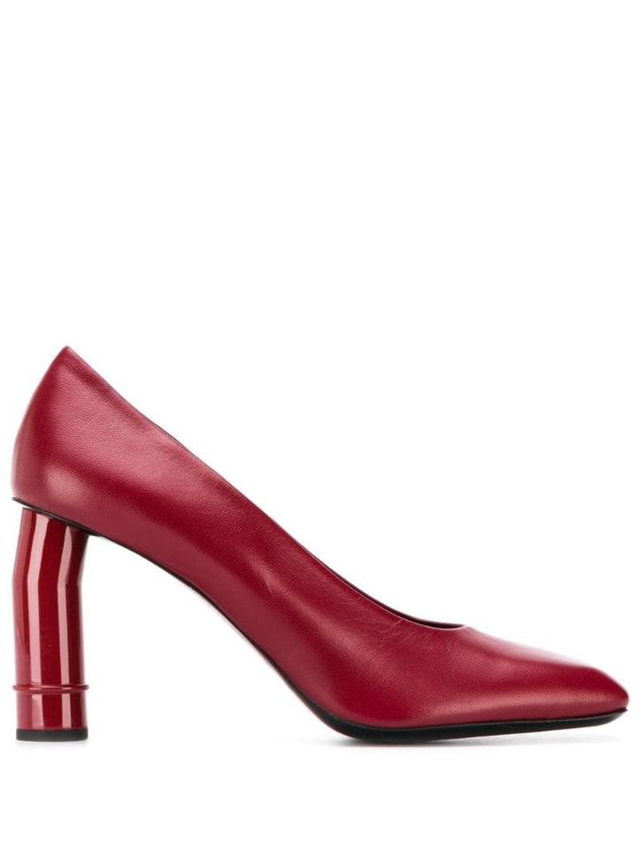 Nina Ricci Sculpted Heel Pumps - Red