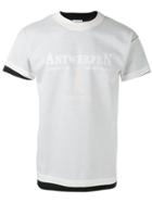 Vetements Antwerpen Print T-shirt, Men's, Size: Xs, White, Cotton