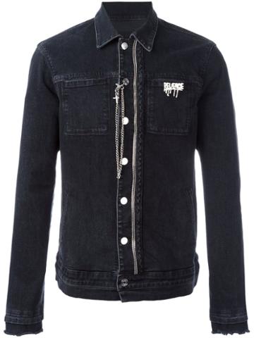 Road To Awe Zip Detail Denim Jacket