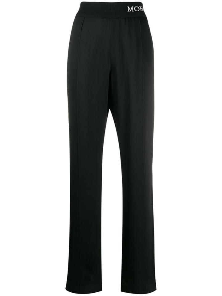 Moncler Logo Waistband Track Trousers - Black