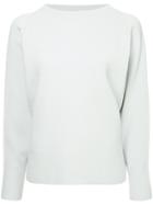 Des Prés Long-sleeve Fitted Sweater - Grey