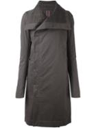 Rick Owens Drkshdw Oversized Coat, Women's, Size: Xl, Grey, Cotton/polyester/polyamide