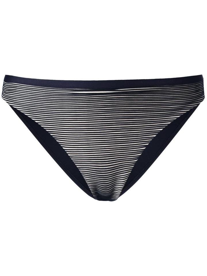 La Perla Millerighe Bikini Bottom, Women's, Size: 2, Black, Polyamide/spandex/elastane