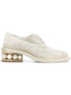 Nicholas Kirkwood Casati Pearl Derby Shoes - White