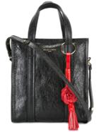 Balenciaga Tassel Detail Tote, Women's, Black, Lamb Skin