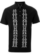 Christian Dada Embroidered Lettering Polo Shirt