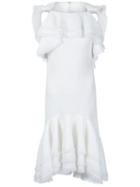 Jason Wu Ruffled Open Back Dress