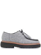 Flamingo's Mona Leather-trim Shoes - Grey