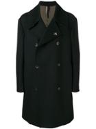 Low Brand Classic Double-breasted Coat - Black
