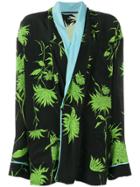 Haider Ackermann Contrast Floral Blouse - Black