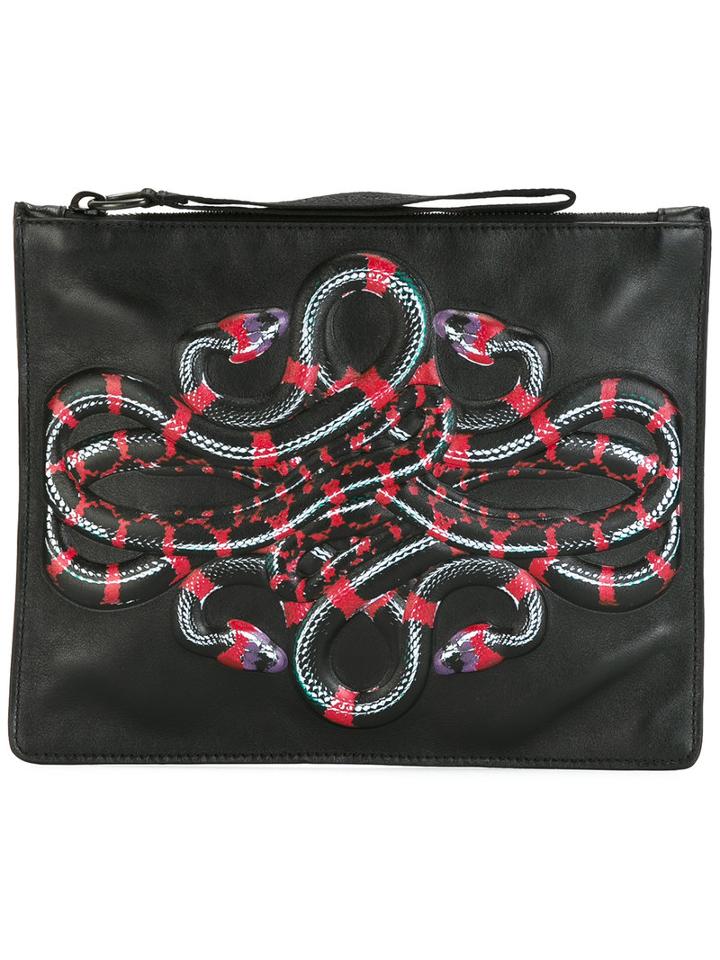 Marcelo Burlon County Of Milan Ruben Bag, Men's, Black, Leather/cotton