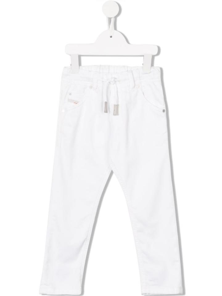 Diesel Kids Slim-fit Jeans, Boy's, Size: 8 Yrs, White