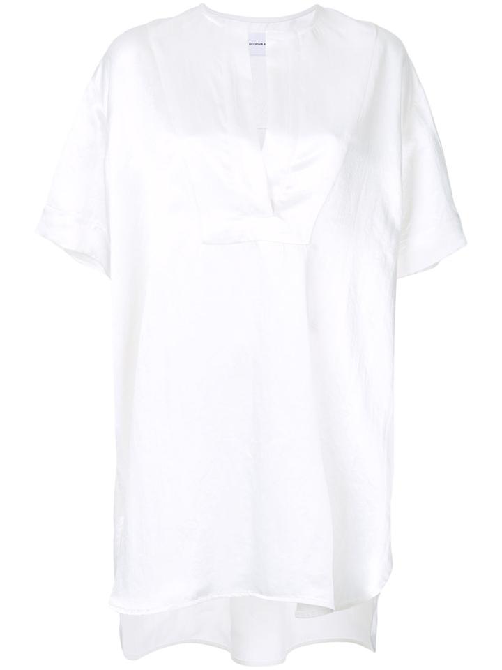 Georgia Alice - Coconut Shirt Dress - Women - Acetate - 6, White, Acetate