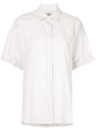 Lee Mathews Riley Boxy Short Sleeve Shirt - Neutrals