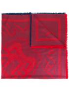 Kenzo 'tiger' Scarf, Women's, Red, Cotton