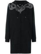 Marcelo Burlon County Of Milan Kellan Hooded Zipped Sweatshirt - Black