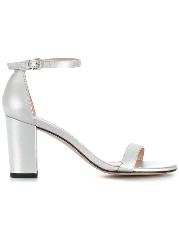 Stuart Weitzman Open-toe Sandals - Metallic