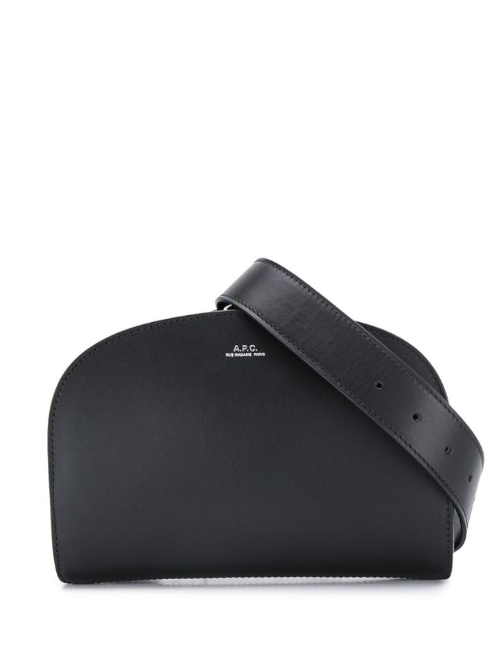A.p.c. Demi Lune Belt Bag - Black