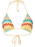 Missoni Mare Zig-zag Bikini Top - Metallic