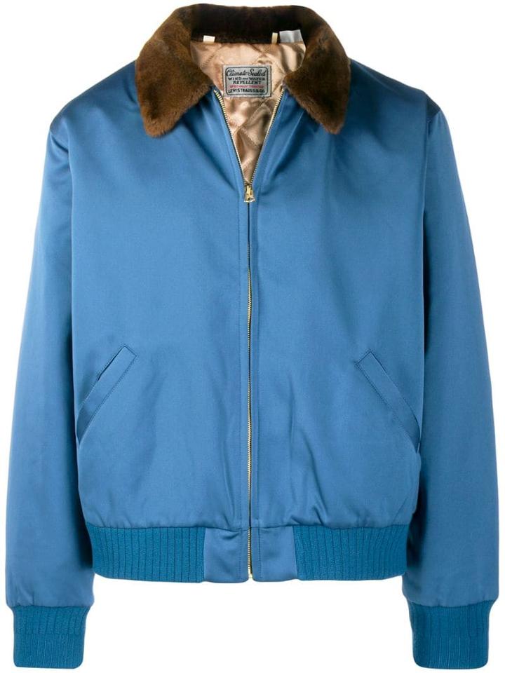 Levi's Vintage Clothing Sheepskin Collar Jacket - Blue