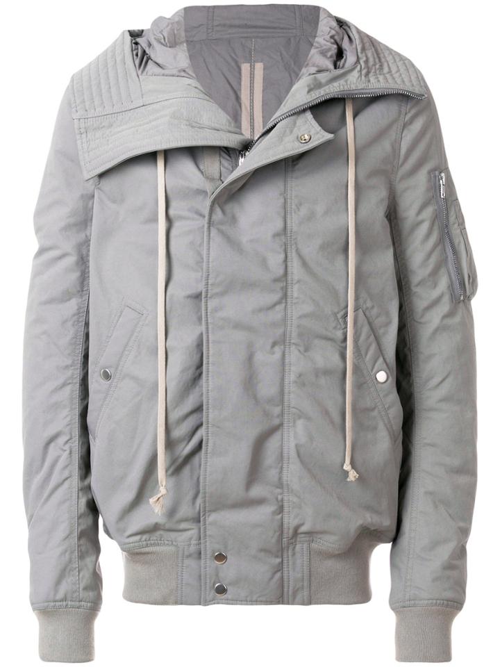 Rick Owens Drkshdw Hooded Jacket - Grey