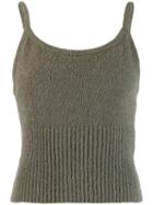 Our Legacy Ribbed Cami Top - Green