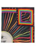 Faliero Sarti Fringed Printed Scarf - Black