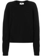 Msgm - Ribbed Knit Jumper - Women - Polyamide/wool - L, Black, Polyamide/wool