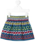 Stella Mccartney Kids - Embroidered Skirt - Kids - Cotton - 24 Mth, Blue