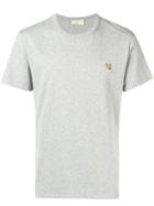 Maison Kitsuné Crew Neck Crest T-shirt - Grey