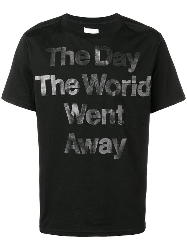 Takahiromiyashita The Soloist Slogan Print T-shirt - Black