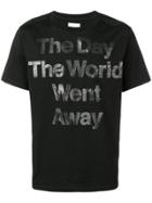Takahiromiyashita The Soloist Slogan Print T-shirt - Black