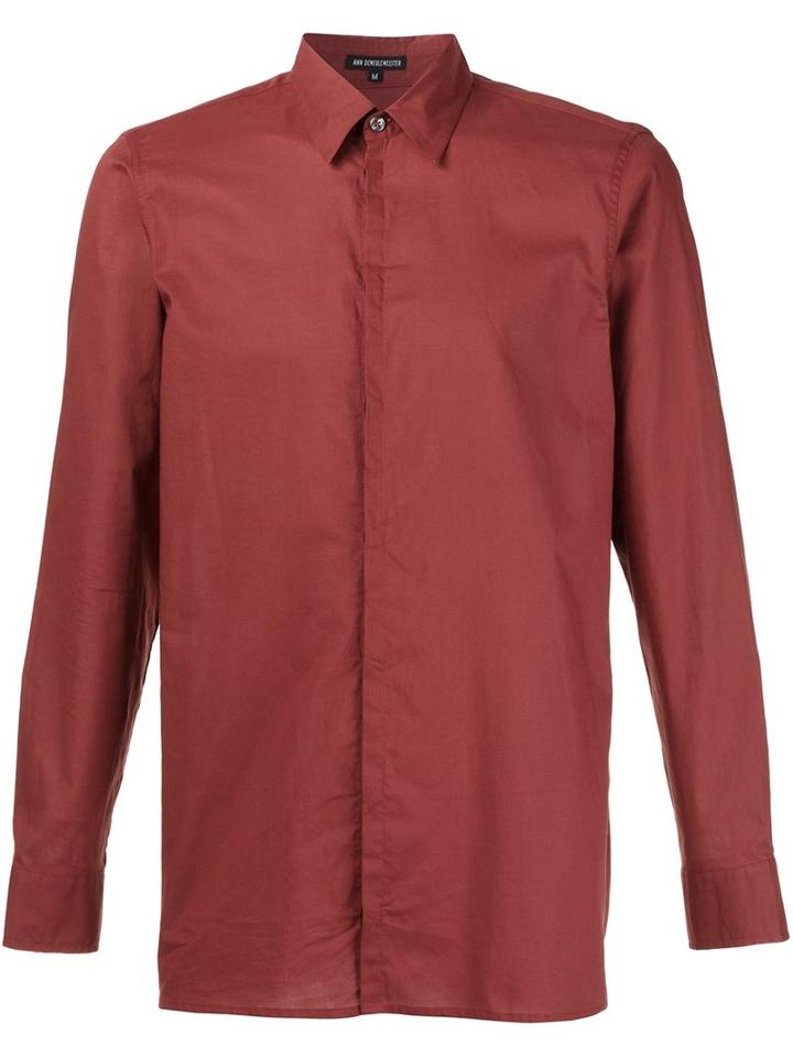 Ann Demeulemeester Hidden Button Placket Shirt