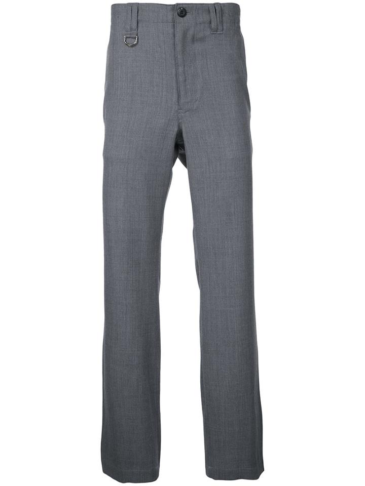 Roar - Wide-leg Trousers - Men - Wool - Iii, Grey, Wool