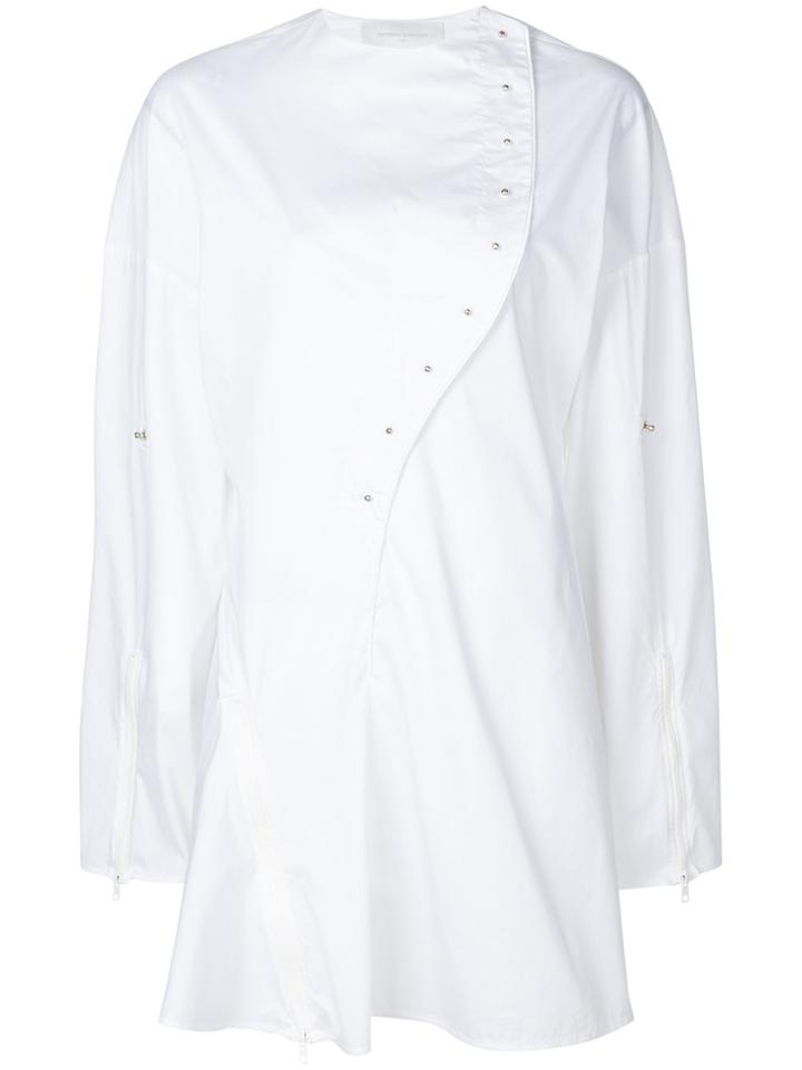 Esteban Cortazar Bomber Dress - White