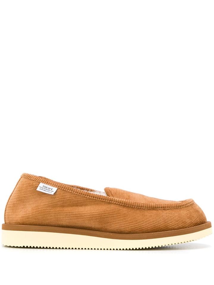 Suicoke Coma Loafers - Brown
