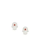 Astley Clarke 'mini Hamsa Biography' Stud Earrings - Grey