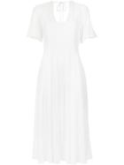 Alcaçuz Midi Dress - White