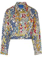 Simon Miller Graphic Printed Cropped Jacket - 10044 Multicoloured