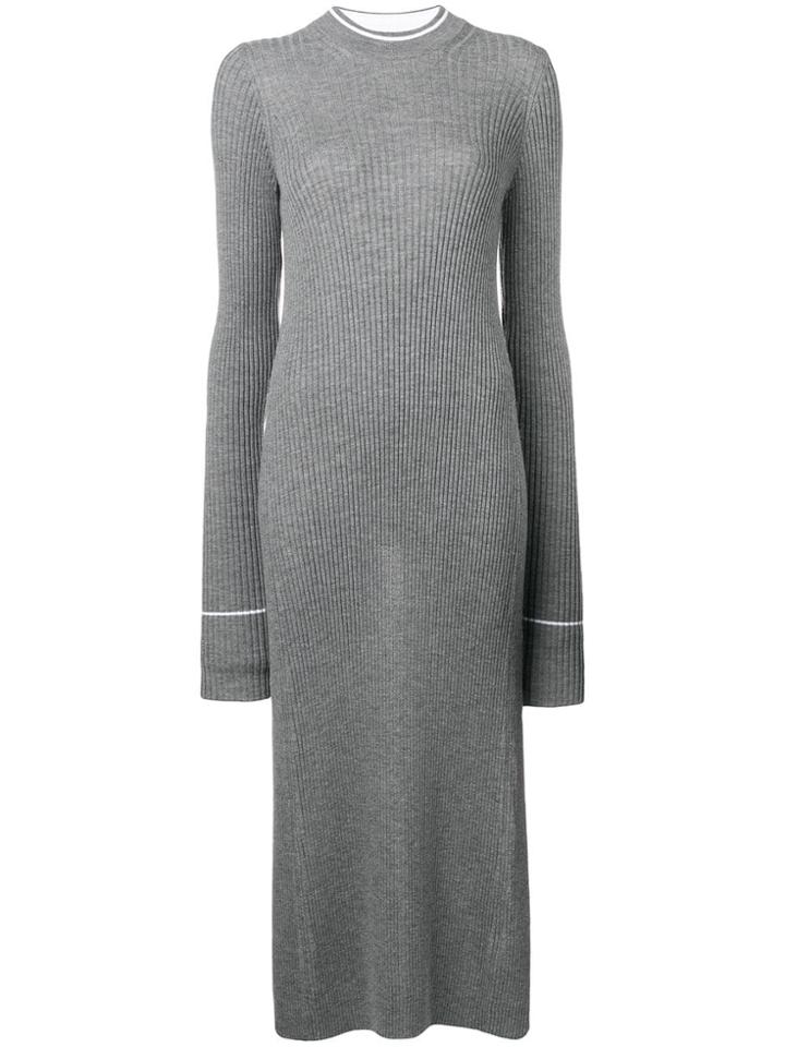 Maison Margiela Long Knitted Dress - Grey