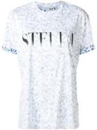Stella Mccartney Logo Floral T-shirt - Blue