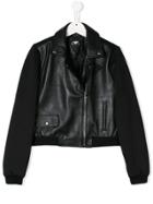 Karl Lagerfeld Kids Teen Biker Jacket - Black