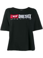 Diesel Contrast Logo T-shirt - Black