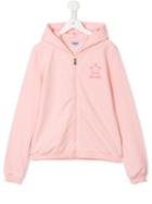 Moschino Kids Glitter Star Hoodie, Girl's, Size: 14 Yrs, Pink/purple